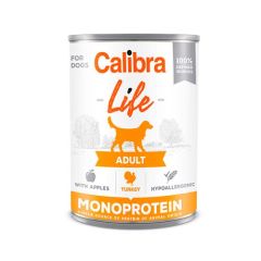 Calibra Dog Life Adult Pavo & Manzana (Latas) 6 x 400 gr