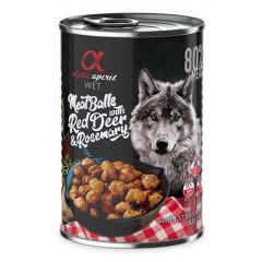 Alpha Spirit albóndigas de carne Venado y Romero 400 g x 6