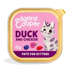 Edgard & Cooper Kitten Duck & Chicken (Latas) - 16 x 85 gr