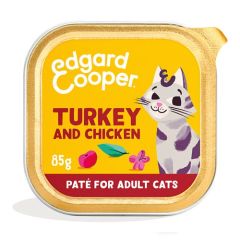 Edgard & Cooper Cat Turkey & Chicken Paté (Latas) - 16 x 85 gr
