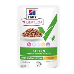 Hill's VET Feline Multi-Benefit Kitten Chicken (Sobres) - 12 x 85 gr