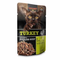 Leonardo Turkey + Extra Pulled Beef (Sobres) 16 x 70 gr