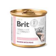 Brit GF Veterinary Diet Cat Hypoallergenic (Latas) - 200 gr x 6