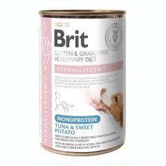 Brit GF Veterinary Diet Dog Hypoallergenic Atún (Latas) - 400 gr x 6