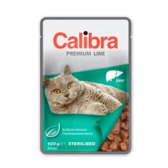 Calibra Cat Sterilised Hígado (Sobres) 24 x 100 gr