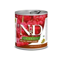 Farmina N&D Quinoa Skin Coat Venado (Latas) 285 gr x 6