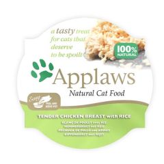 Applaws Cat Tarrina Pechuga Pollo y Arroz (60 gr x 10)