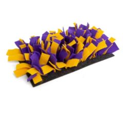 Bunny Snufflemat Fieltro Suave Morado Amarillo 15X28Cm