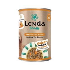 Lenda Dog Foodie Meloso de Lechón (Latas) - 400 gr x 12