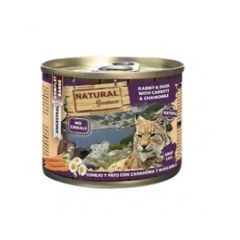 Natural Greatness Cat Conejo y Pato con Zanahoria y Manzanilla (Latas) 200 gr x 6