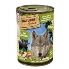 Natural Greatness Dog Ternera Angus con Setas, Jengibre y Romero (Latas) 400 gr x 6 (Envío 3 - 5 día