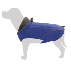 Chaleco perro reflectante azul Cervino