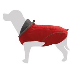 Chaleco perro reflectante rojo Monviso
