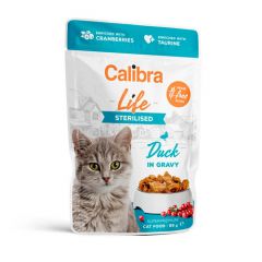 Calibra Cat Life Sterilised Pato en Salsa (Sobres)