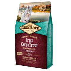 Carnilove Feline Sterilised Fresh Carp & Trout (Carpa y Trucha)
