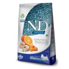 Farmina N&D Grain Free Ocean Adult Mini Bacalao & Calabaza Perro