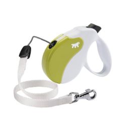 Correa extensible Ferplast Amigo Cordón Blanco Verde
