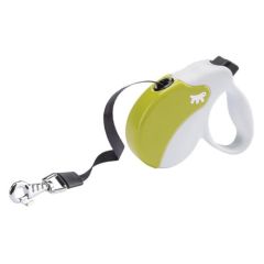 Correa extensible Ferplast Amigo Cinta Blanco Verde