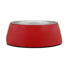 Bol Freedog Melamina Inox Rojo