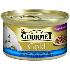 Gourmet Gold Duo Pescado y Espinacas