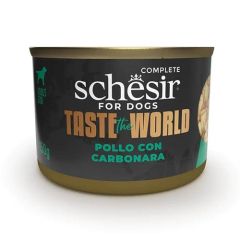 Schesir Perro Taste The World Pollo con Carbonara (Latas)