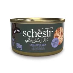 Schesir Gato After Dark Filetes de Pollo con Pato (Latas)