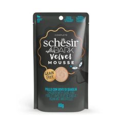 Schesir Gato After Dark Velvet Mousse Pollo con Huevo de Cordorniz(Sobres)