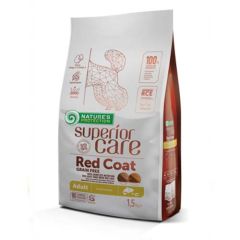 Nature's Protection Superior Care Red Coat Adult Salmón