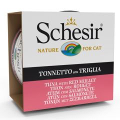 Schesir Gato Atún con Salmonete en Gelatina 85 gr x 14