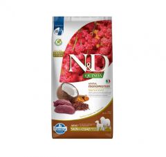 Farmina N&D Grain Free Quinoa Skin & Coat Venado Med/Max Perro