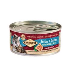 Carnilove Cat Adult Pavo & Salmón (Latas) - 12 x 100 gr