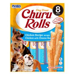 Churu Dog Rolls Receta de Pollo & Queso