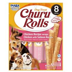 Churu Dog Rolls Receta de Pollo & Salmón