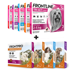 Combo pack Frontline Tri-Act + Frontpro