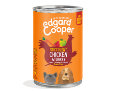 Edgard & Cooper Chicken & Turkey (Latas) - 6 x 400 gr