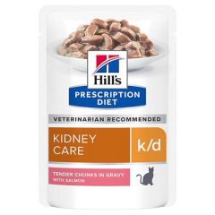 Hill's Prescription Diet K/D Feline Salmón (Sobres)