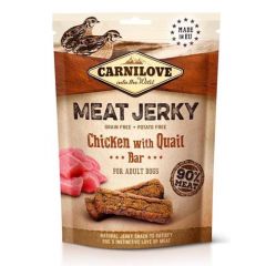 Carnilove Jerky Snacks Barritas Codorniz & Pollo - 12 x 100 gr