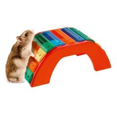 Puente De Plastico Para Hamster 17X8X7cm Multicolor