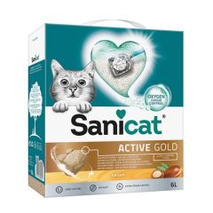 Arena Absorbente para gatos Sanicat Active Gold