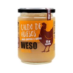 Weso Caldo de huesos de gallina 6 x 400 ml