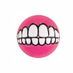 Pelota con dientes Rogz Grinz Rosa
