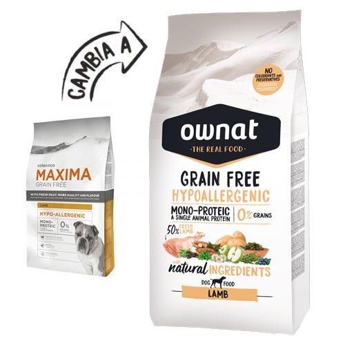 Ownat grain free hypoallergenic lamb online