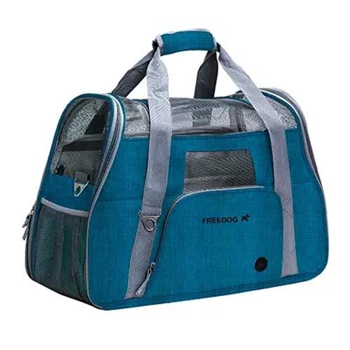 Freedog Transportin Crossworld Azul 51x23x35Cm