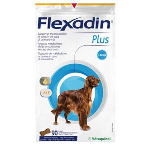 Condroprotector Flexadin Plus para perros medianos y grandes (90 comprimidos)