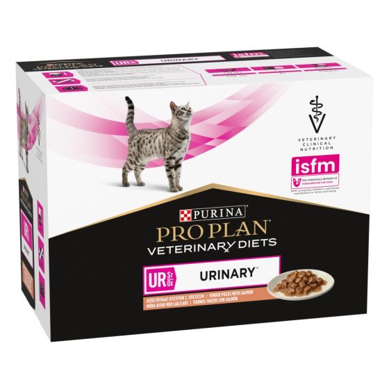 Purina Veterinary Diets Gato UR Urinary Salmon 85 gr x 10 (Sobres)