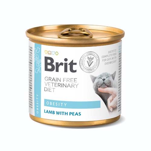 Brit GF Veterinary Diet Cat Obesity (Latas) - 200 gr x 6