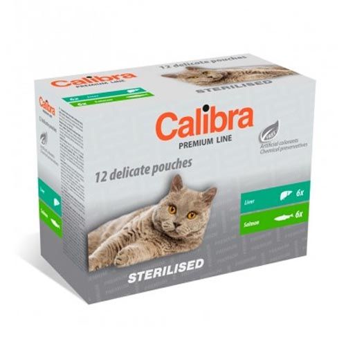 Calibra Cat Sterilised Multipack (Sobres) 12 x 100 gr