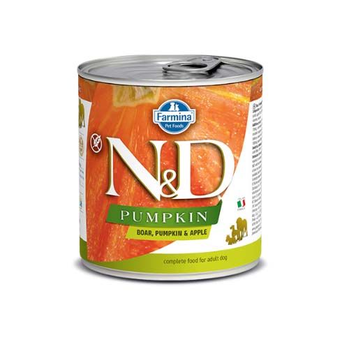 Farmina N&D Pumpkin Adult Jabalí & Manzana (Latas) 285 gr x 6