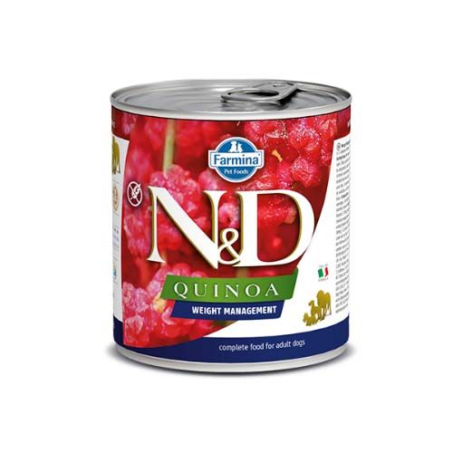 Farmina N&D Quinoa Weight Management Cordero (Latas) 285 gr x 6