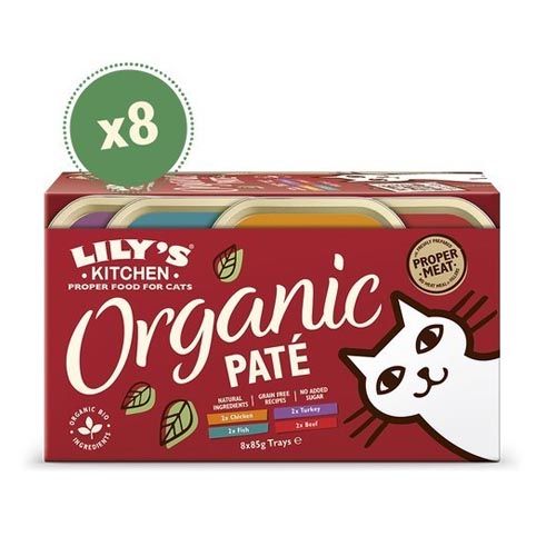 Lily's Kitchen Organic Paté Selection Multipack 8X85 Gr (Envío 3 - 5 días)